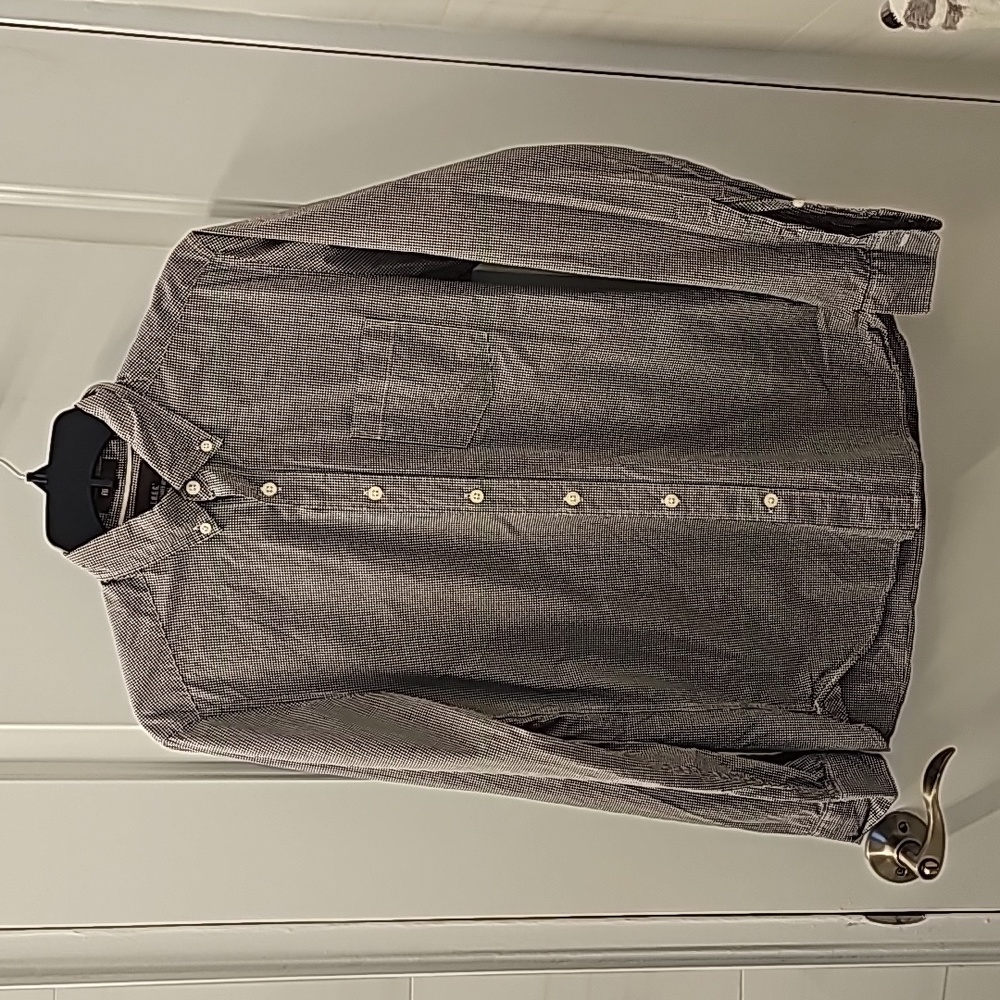 H&M Black White Check Shirt